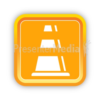 Construction Cone Presentation clipart