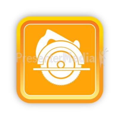 Construction Circular Saw Presentation clipart