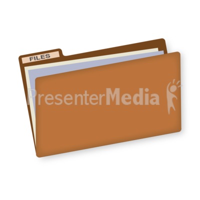 File Folder Presentation clipart