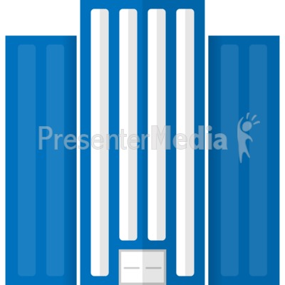 High End City Building Presentation clipart