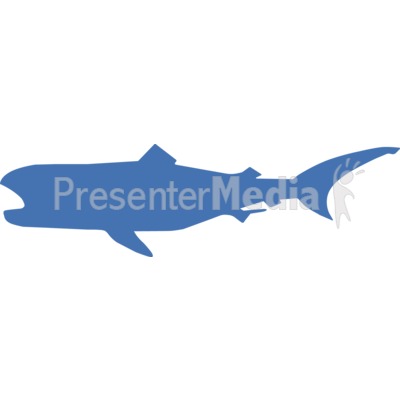 Megamouth Silhouette Presentation clipart