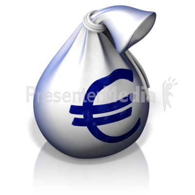 Euro Money Bag Presentation clipart