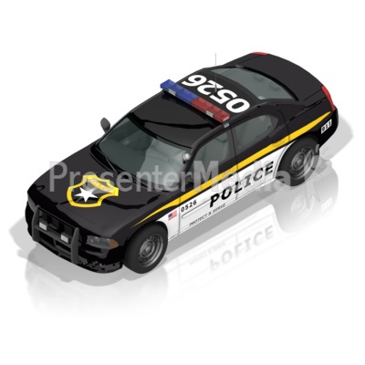 Police Car Presentation clipart