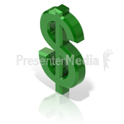 Dollar Symbol Presentation clipart