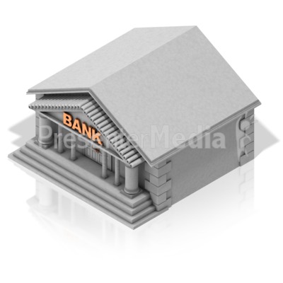 Bank Building Presentation clipart