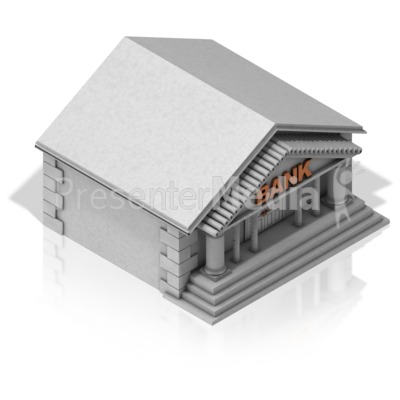 Bank Building Presentation clipart