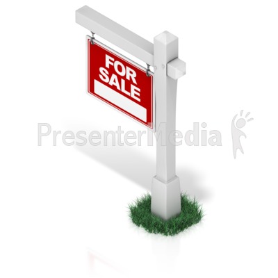 Real Estate Sign Presentation clipart