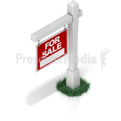 Real Estate Sign Presentation clipart