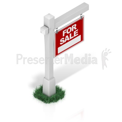 Real Estate Sign Presentation clipart