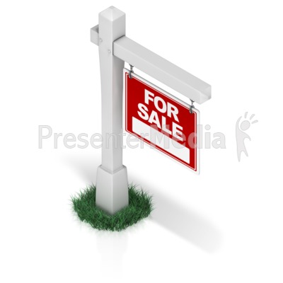 Real Estate Sign Presentation clipart