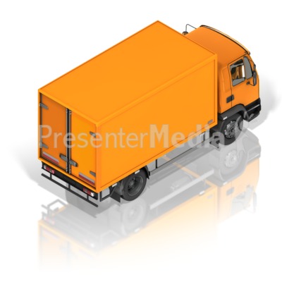 Delivery Truck Back Presentation clipart