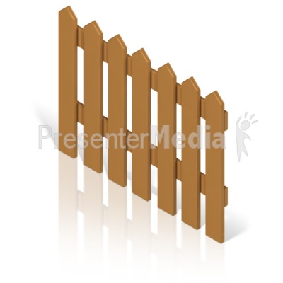 Picket Fence Color Presentation clipart