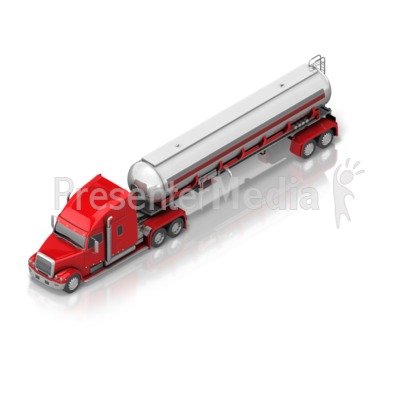 Fuel Semi Truck Presentation clipart