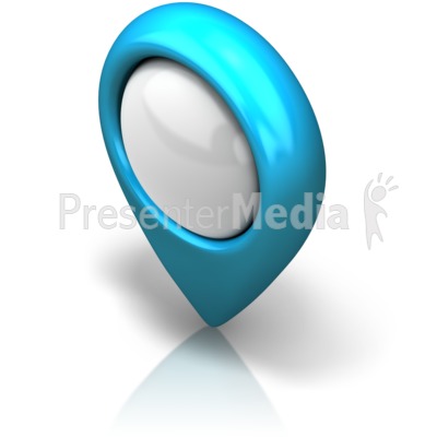 Navagation Pointer Isometric Presentation clipart