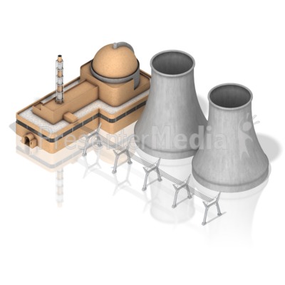 Nuclear Power Facility Presentation clipart