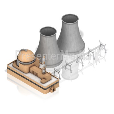 Nuclear Power Facility Presentation clipart