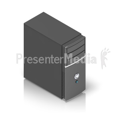 Computer Tower Presentation clipart