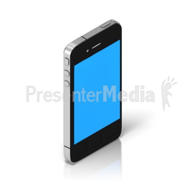 Smart Phone Isometric Presentation clipart
