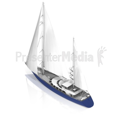 Sail Boat Presentation clipart