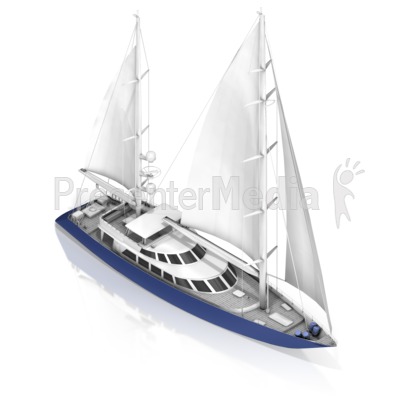 Sail Boat Presentation clipart
