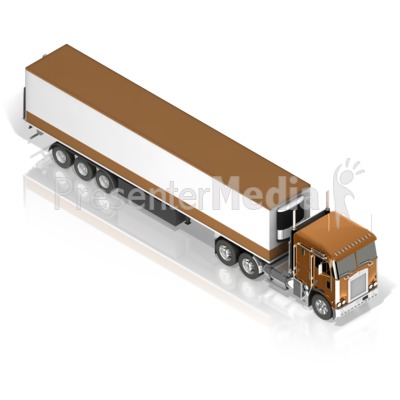 Semi Truck Presentation clipart