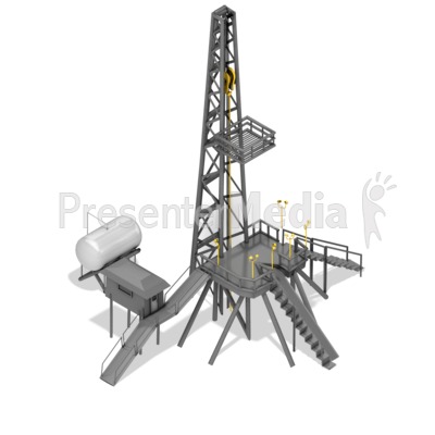 Oil Derrick Presentation clipart
