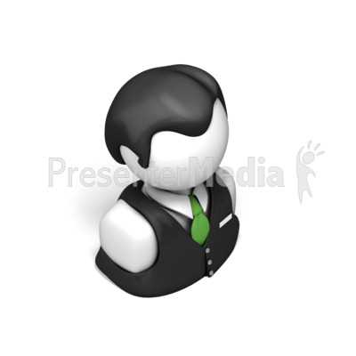 Service Figure Isometric Presentation clipart