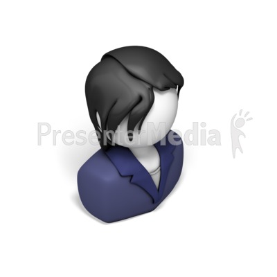 Businesswoman Isometric Presentation clipart