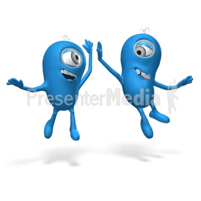 High Five Me Man Presentation clipart