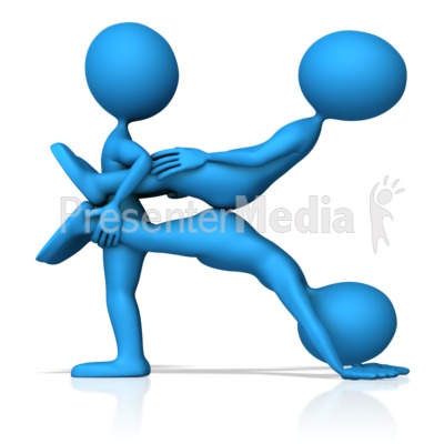 K Figures Alphabet Letter Presentation clipart