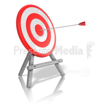 Arrow Target Bullseye Presentation clipart