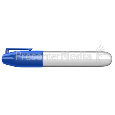 Marker Side View Presentation clipart