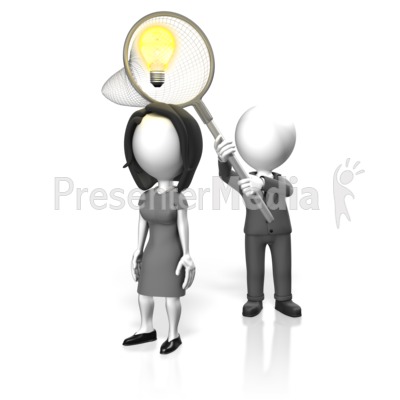 Business Catch Idea Presentation clipart