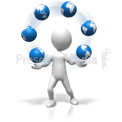 Figure Juggling World Presentation clipart
