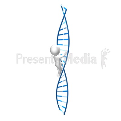 Figure Climb Dna Presentation clipart