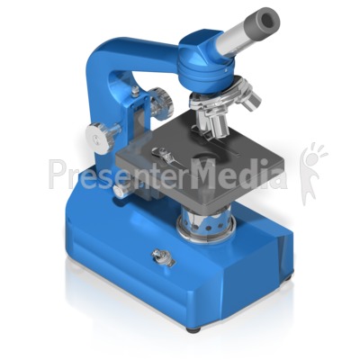 Microscope Isometric Presentation clipart