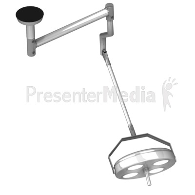 Medical Room Lighting Back Presentation clipart