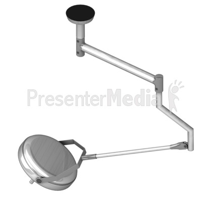 Medical Room Side Lighting Presentation clipart