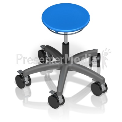 Doctor Stool Isometric Presentation clipart