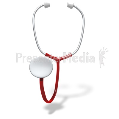 Single Stethoscope Presentation clipart