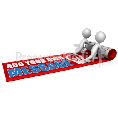 Rolling Out Red Carpet Presentation clipart
