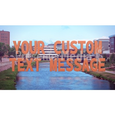 Urban River Custom Presentation clipart