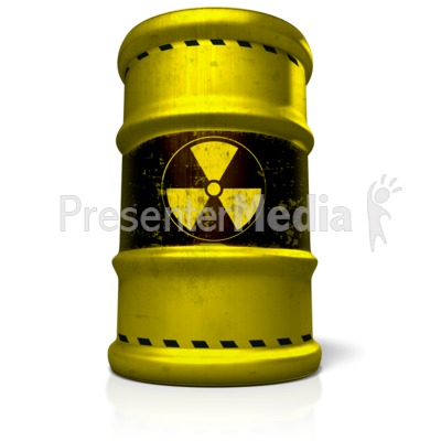 Radioactive Barrel Presentation clipart