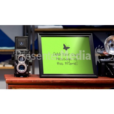 Camera And Frame Presentation clipart