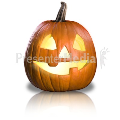 Friendly Pumpkin Fun Presentation clipart