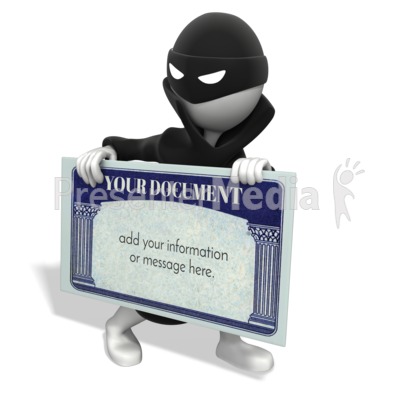 Identity Thief Custom Presentation clipart