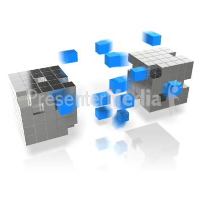 Cube Arrays Transfer Presentation clipart