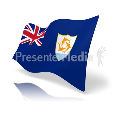 Flag Anguilla Presentation clipart