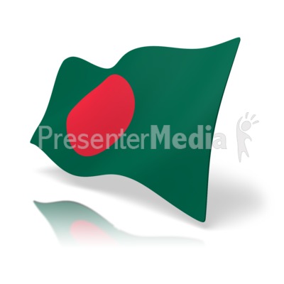Flag Bangladesh Presentation clipart