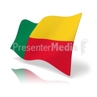 Flag Benin Presentation clipart